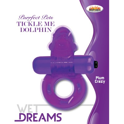 Purrfect Pet Tickle Me Dolphin - Purple