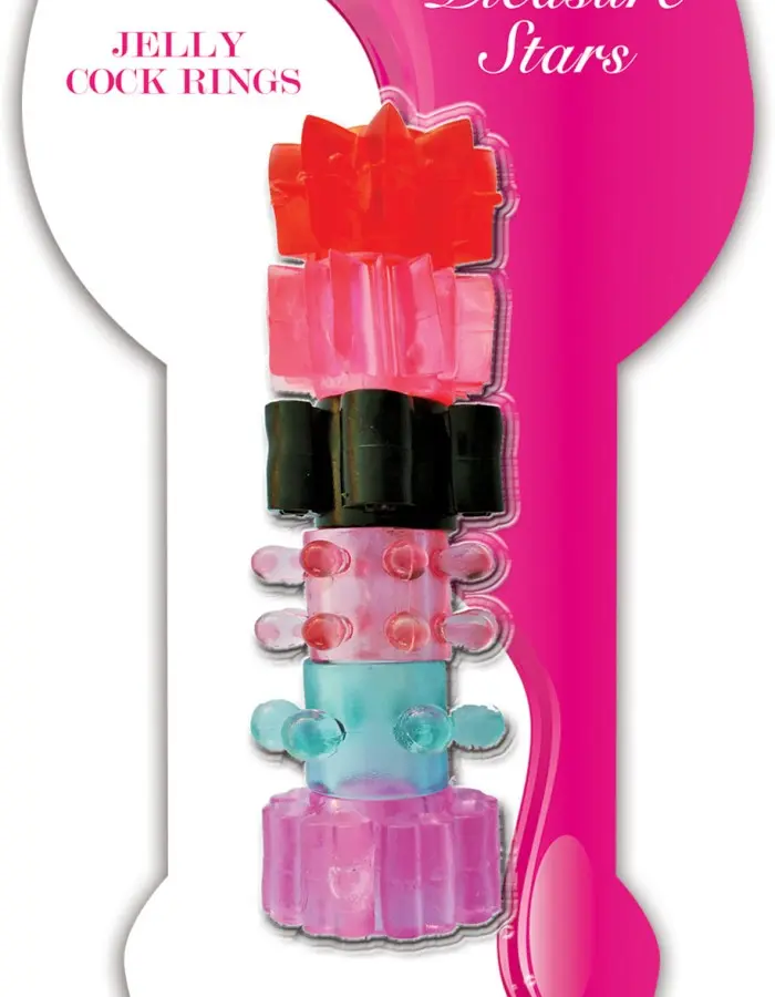 Pleasure Stars Jelly Cock Rings