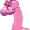 Dicky Chug Sports Bottle - Big Pink
