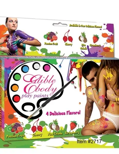 Edible Body Play Paints Kit