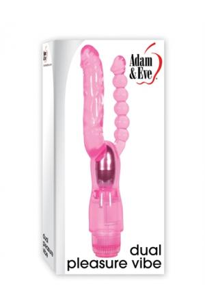 Adam and Eve Dual Pleasure Vibrator - Pink