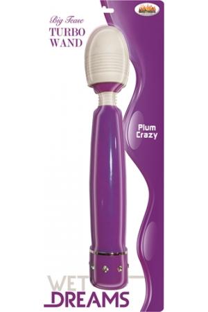 Wet Dreams Big Tease Turbo Wand - Plum Crazy