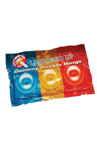 Liquored Up Gummy Pecker Rings