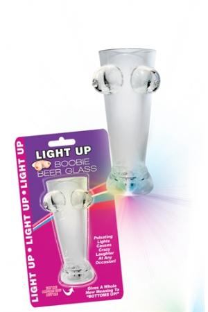 Light Up Boobie Beer Glass