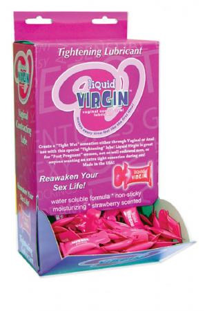 Liquid Virgin Contracting Lubricant 2cc Pillow  Packs 144 Piece Bowl