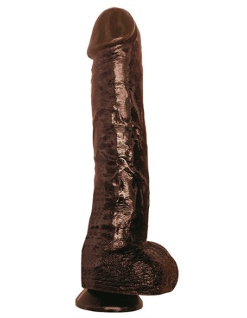 Cockzilla - 16.5 - Inch Black Realistic Cock