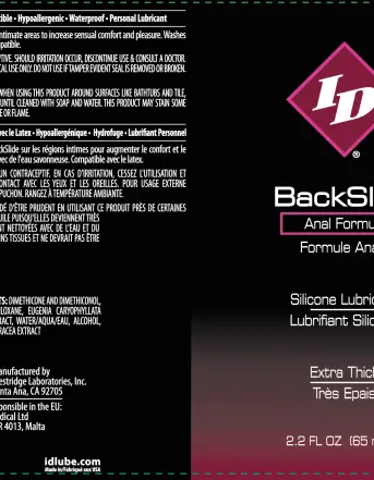 ID Backslide Silicone Lubricant 2.2 Oz