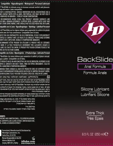 ID Backslide Silicone Lubricant 8.5 Oz