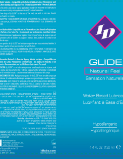 ID Glide Water Based Lubricant 4 Oz Travel Tube