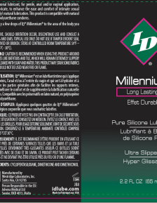 ID Millennium Silicone Lubricant 2.2 Oz