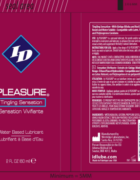 I-D 2oz Travel Tube Pleasure