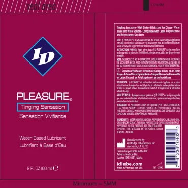 I-D 2oz Travel Tube Pleasure
