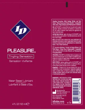 ID Pleasure - Tube - 4 Fl. Oz.