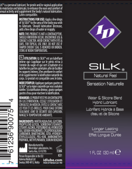 ID Silk Silicone and Water Blend Lubricant 1 Oz