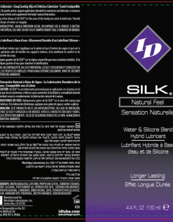 ID Silk Silicone and Water Blend Lubricant 4.4 Oz