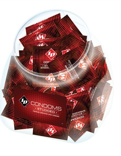 ID Condoms - Studded - 144 Piece Jar