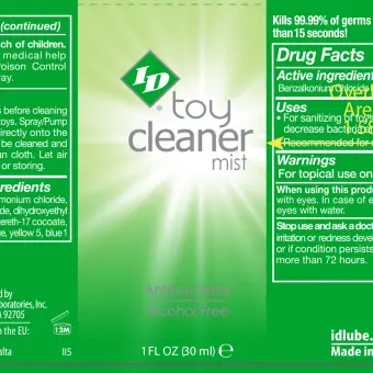 ID Toy Cleaner Mist 1 Oz