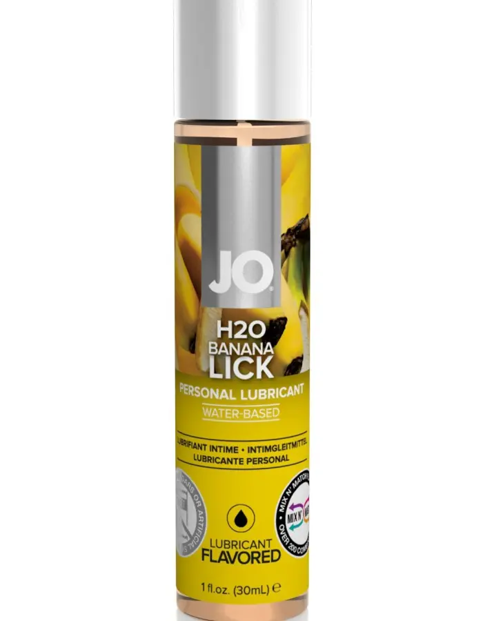 Jo H2O Flavored Lubricant - Banana Lick - 1 Fl. Oz. (30ml)