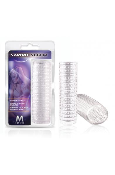 M for Men Stroke Sleeve - Clear