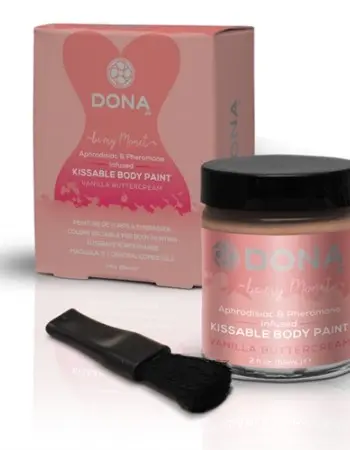 Dona Kissable Body Paint - Vanilla Buttercream - 2 Oz.