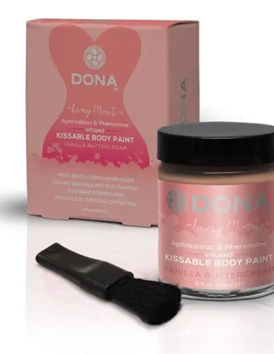 Dona Kissable Body Paint - Vanilla Buttercream - 2 Oz.