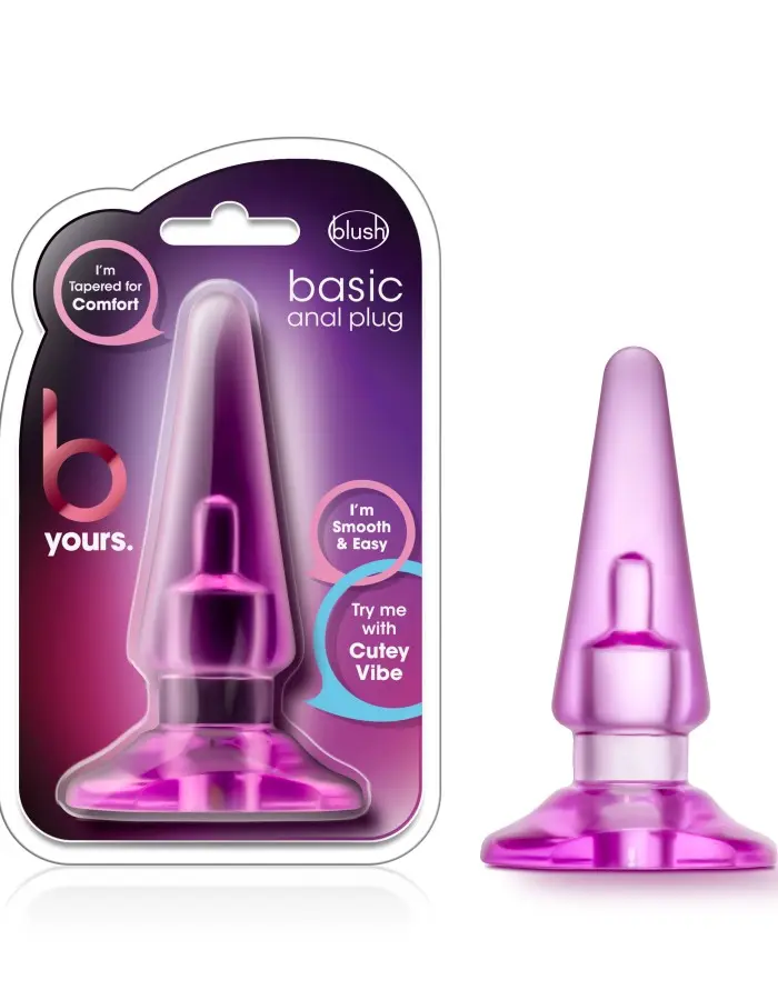B Yours - Basic Anal Plug - Pink