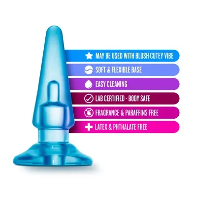B Yours - Basic Anal Plug - Blue