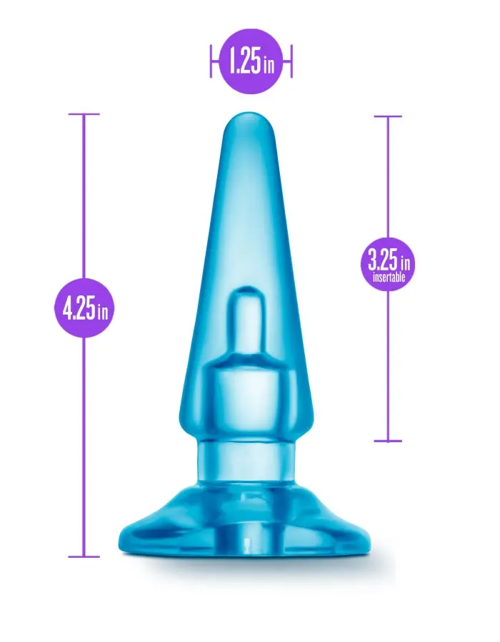 B Yours - Basic Anal Plug - Blue