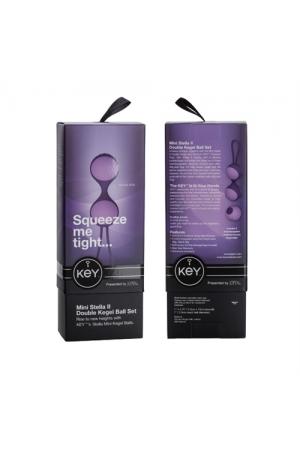 Mini Stella II Double Kegel Ball Set - Purple