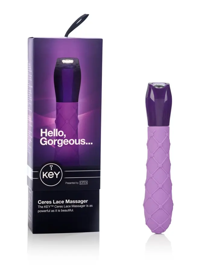 Key Ceres - Lace Massager - Lavender