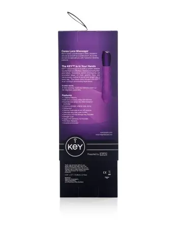 Key Ceres - Lace Massager - Lavender