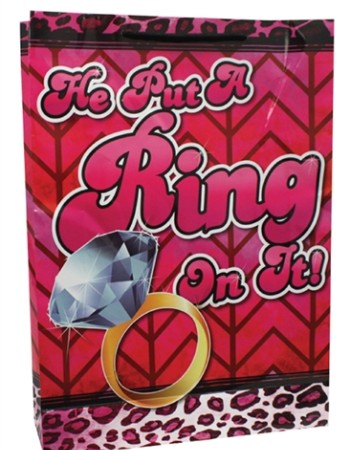 He Put a Ring on It - Large Gift Bag