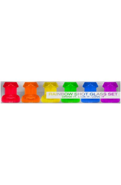 Rainbow Shot Glass Set