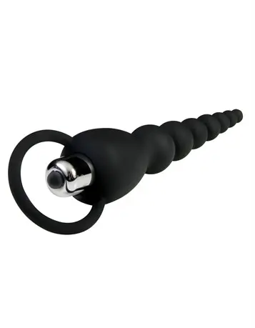 Adam and Eve Silicone Vibrating Anal Beads