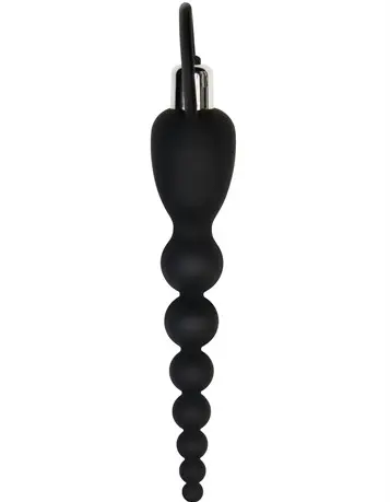 Adam and Eve Silicone Vibrating Anal Beads