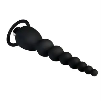 Adam and Eve Silicone Vibrating Anal Beads