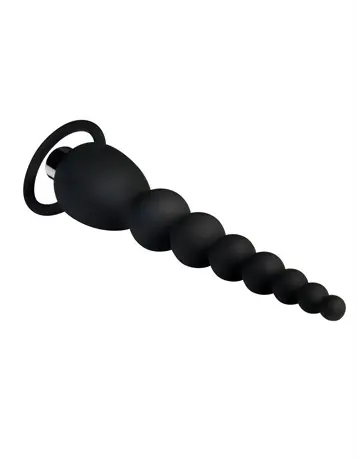 Adam and Eve Silicone Vibrating Anal Beads
