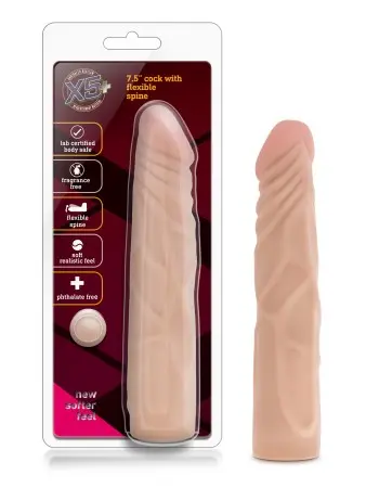 X5 7.5 Inch Dildo With Flexible Spine