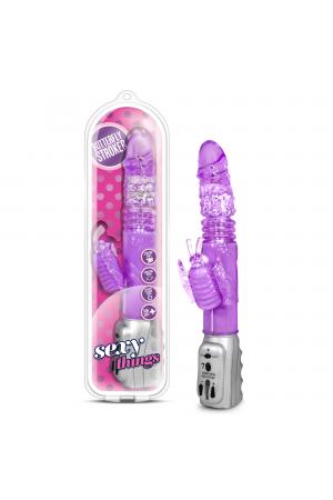 Sexy Things Butterfly Stroker - Purple