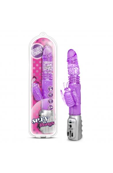 Sexy Things Butterfly Stroker - Purple