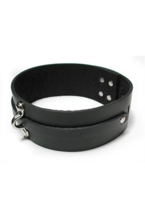 Bondage Basics Black Leather Collar