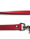 Leather Leash - Red
