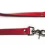 Leather Leash - Red