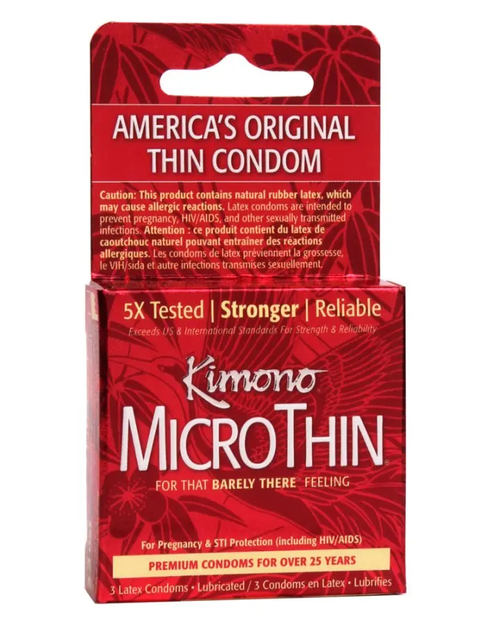 Kimono Microthin Ultra Thin - 3 Pack