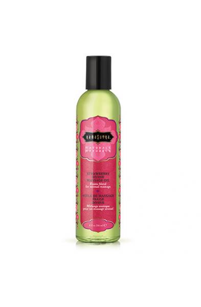 Naturals Massage Oil - Strawberry Divine 8 Fl Oz