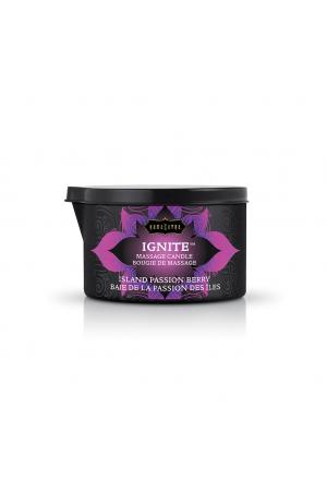 Ignite Massage Candle - Island Passion Berry - 6 Oz.