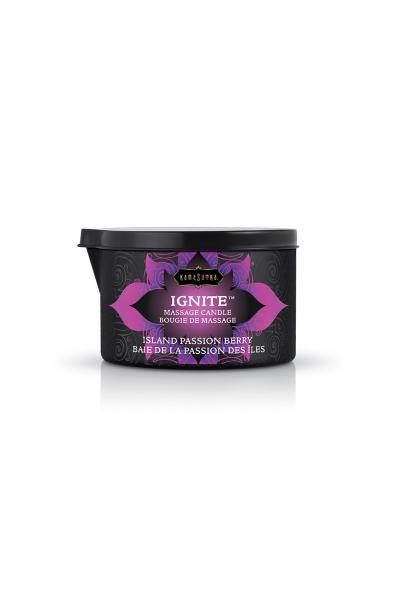 Ignite Massage Candle - Island Passion Berry - 6 Oz.