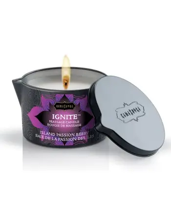 Ignite Massage Candle - Island Passion Berry - 6 Oz.