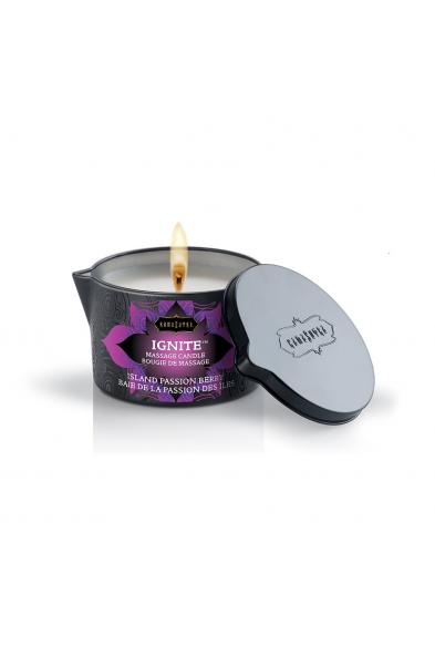 Ignite Massage Candle - Island Passion Berry - 6 Oz.