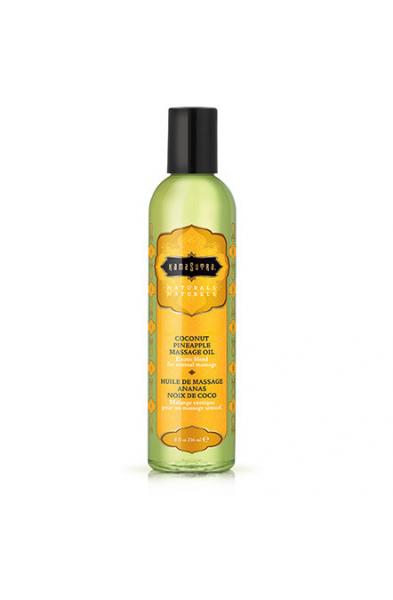 Naturals Massage Oil - Coconut Pineapple 8 Fl Oz